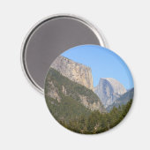 Halfdome Yosemite Forests Magnet (Vorderseite/Rückseite)