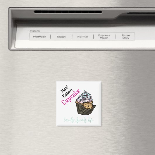 HalfEatenCupcake-Magnet Magnet (In Situ (Geschirrspüler))