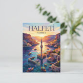 Halfeti Türkei Postkarte (Stehend Vorderseite)