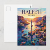 Halfeti Türkei Postkarte (Vorne/Hinten)