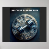 halfhyde Barbell Club Poster (Vorne)