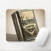Halfhyde Coffee Co Retro Kaffeetine Mousepad (Mit Mouse)