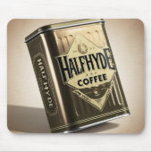 Halfhyde Coffee Co Retro Kaffeetine Mousepad (Vorne)