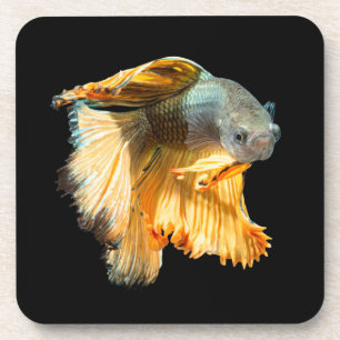 Halfmoon Betta Fish Getränkeuntersetzer