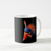 Halfmoon Betta Fish Kaffeetasse (VorderseiteRechts)
