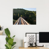 Halfmoon Trestle (Bridge 22) 28"x20" Poster (Heimbüro)