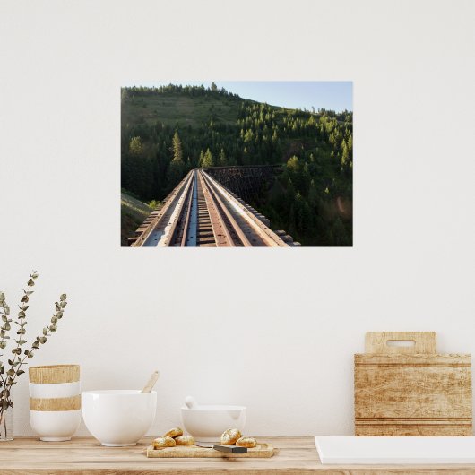 Halfmoon Trestle (Bridge 22) 28"x20" Poster (Küche)