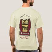 HalfPint Brauerei-T - Shirt (Rückseite)