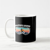 Halfpipe Snowboarden Goggles As Halfpipe Snowboar Kaffeetasse (Links)