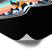 Halfpipe Snowboarden Goggles As Halfpipe Snowboar Poster (Ecke)