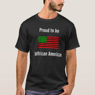 Halfrican Amerikaner-T-Shirt T-Shirt