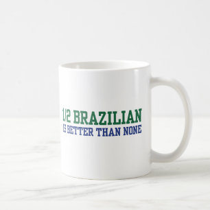 Hälfte Brasilianer Kaffeetasse
