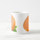 Hälfte der Mandarine Kaffeetasse (Mittel)