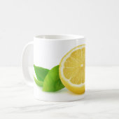 Hälfte der Zitrone Kaffeetasse (Vorderseite Links)