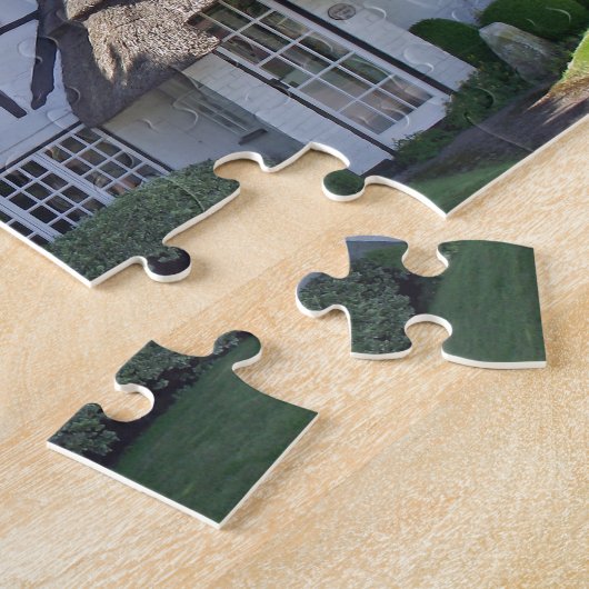 Hälfte-Gezimmerte Thatched Hütte Puzzle (Seite)