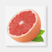 Hälfte Grapefruits Magnet (Vorne)