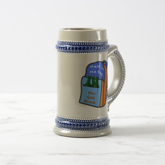 Hälfte in der Tasche Stein Bierglas (VorderseiteRechts)