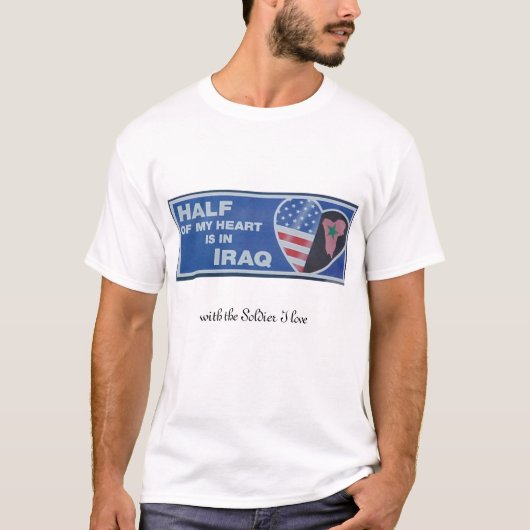 Hälfte meines Herz-- Soldat T-Shirt (Vorderseite)