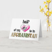 Hälfte meines Herzens… Afghanistan 2 Karte (Gelbe Blume)