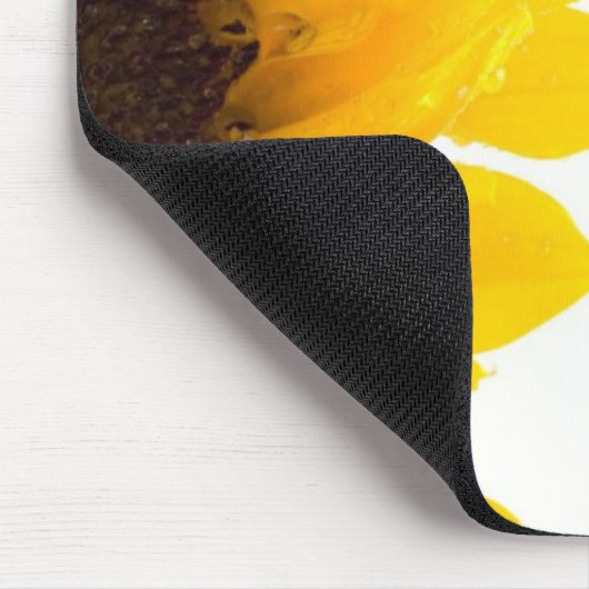 Hälfte Sonnenblume- Mousepad (Ecke)