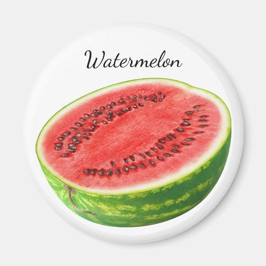 Hälfte Wassermelone Magnet (Vorne)
