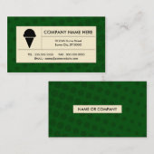 halftes Eis Visitenkarte (Vorne/Hinten)