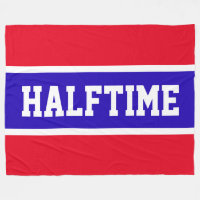HALFTIME Bright Sporty Red White Stripes