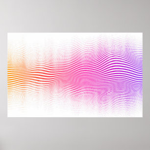 Halftone abstrakt Hintergrund. Blendlinien und d Poster