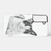 Halftone Calico Charm Samsung Galaxy Hülle (Rückseite (Horizontal))