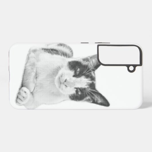 Halftone Calico Charm Samsung Galaxy Hülle (Rückseite (Horizontal))