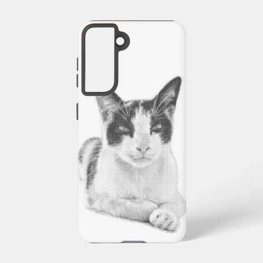 Halftone Calico Charm Samsung Galaxy Hülle (Rückseite)