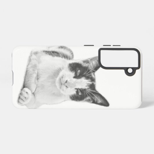 Halftone Calico Charm Samsung Galaxy Hülle (Rückseite (Horizontal))