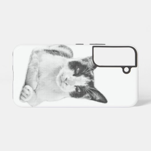 Halftone Calico Charm Samsung Galaxy Hülle (Rückseite (Horizontal))