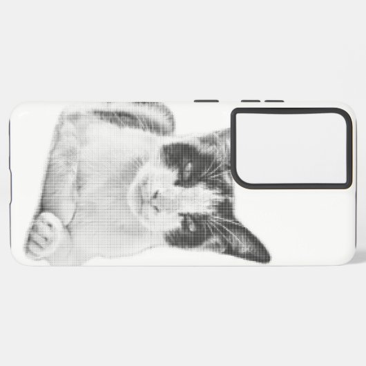 Halftone Calico Charm Samsung Galaxy Hülle (Rückseite (Horizontal))