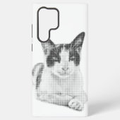 Halftone Calico Charm Samsung Galaxy Hülle (Rückseite)