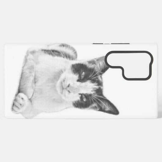 Halftone Calico Charm Samsung Galaxy Hülle (Rückseite (Horizontal))