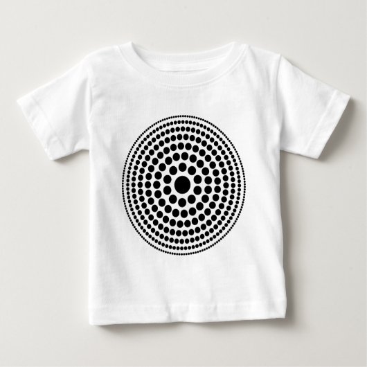 Halftone Circle 01 Baby T-shirt (Vorderseite)
