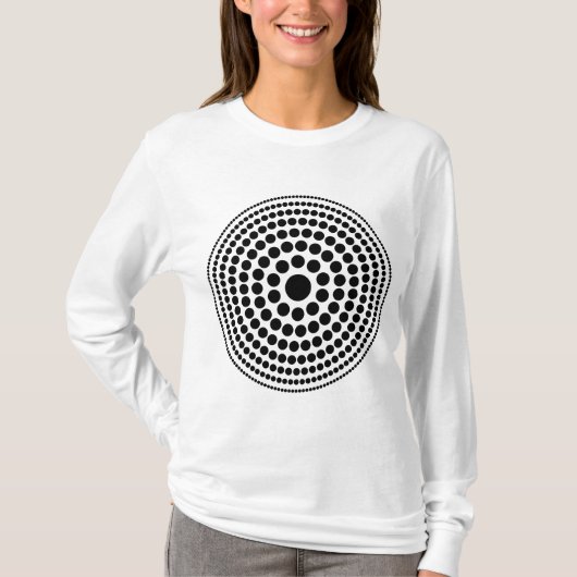Halftone Circle 01 T-Shirt (Vorderseite)