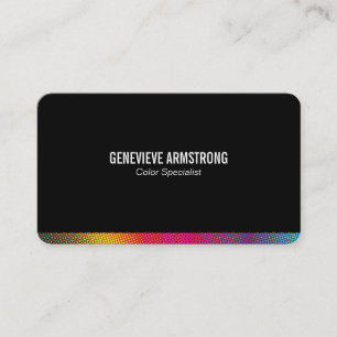 Halftone Colors Visitenkarte