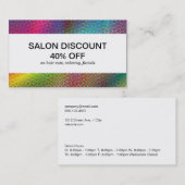 Halftone Colors Visitenkarte (Vorne/Hinten)