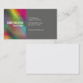 Halftone Colors Visitenkarte (Vorne/Hinten)