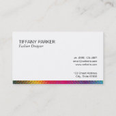 Halftone Colors Visitenkarte (Rückseite)