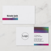 Halftone Colors Visitenkarte (Vorne/Hinten)