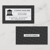 halftone Gesetz Visitenkarte (Vorne/Hinten)