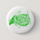 Halftone Horn Button (Vorderseite)