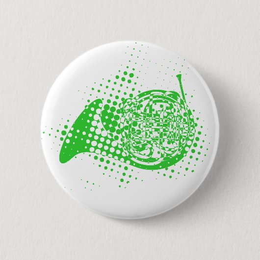 Halftone Horn Button (Vorderseite)