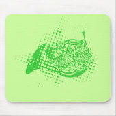 Halftone Horn Mousepad (Vorne)