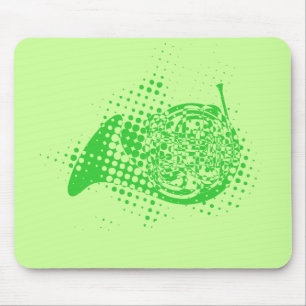 Halftone Horn Mousepad