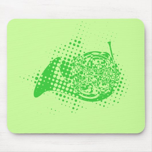 Halftone Horn Mousepad (Vorne)
