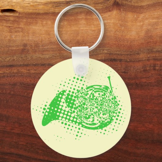 Halftone Horn Schlüsselanhänger (Vorderseite)